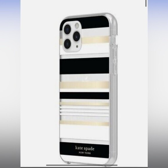 Kate Spade NY Protective Hardshell, Oceanside Stripe, iPhone 11 Pro Max/… - Picture 1 of 2